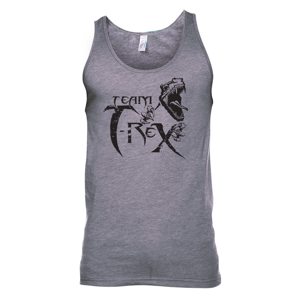 Shop - Team T-Rex Tank Top - Grey